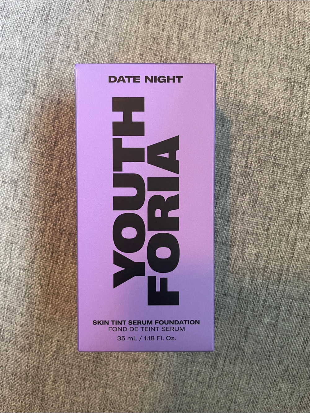 NIB Youth Foria Skin Tint Serum Foundation - Light to Light Medium 315